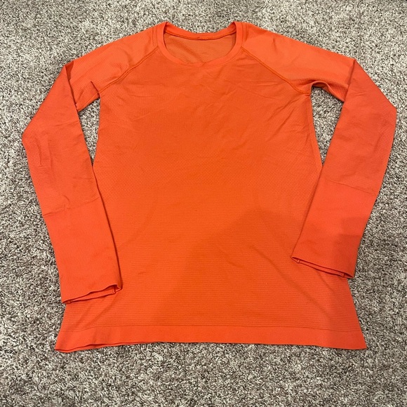 Lululemon Swiftly Relaxed Long-Sleeve Shirt Size 8 - Picture 2 of 5